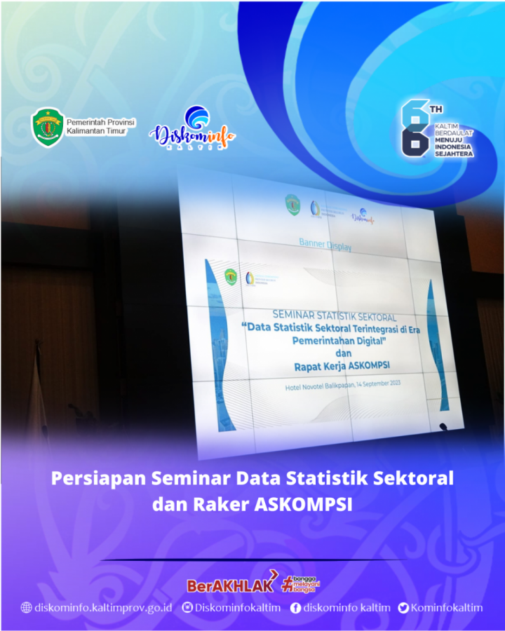 Persiapan Seminar Data Statistik Sektoral dan Raker ASKOMPSI