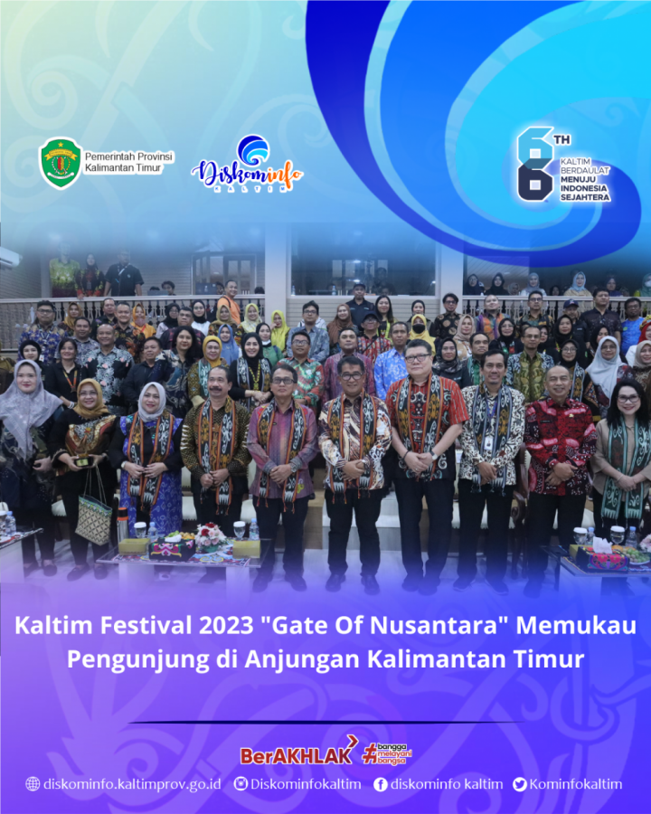 Kaltim Festival 2023 "Gate Of Nusantara" Memukau Pengunjung di Anjungan Kalimantan Timur