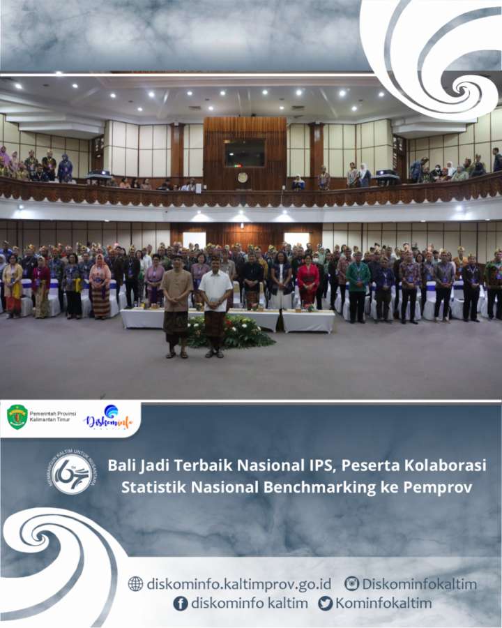 Bali Jadi Terbaik Nasional IPS, Peserta Kolaborasi Statistik Nasional Benchmarking ke Pemprov