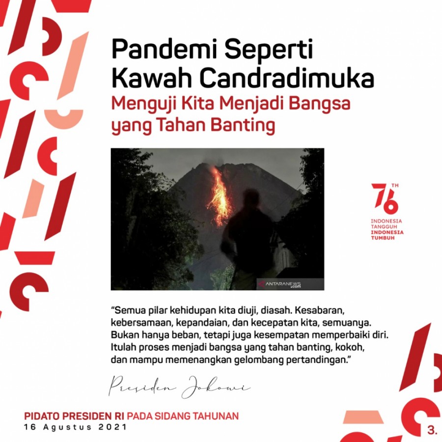 Jokowi: Pandemi Seperti Kawah Candradimuka