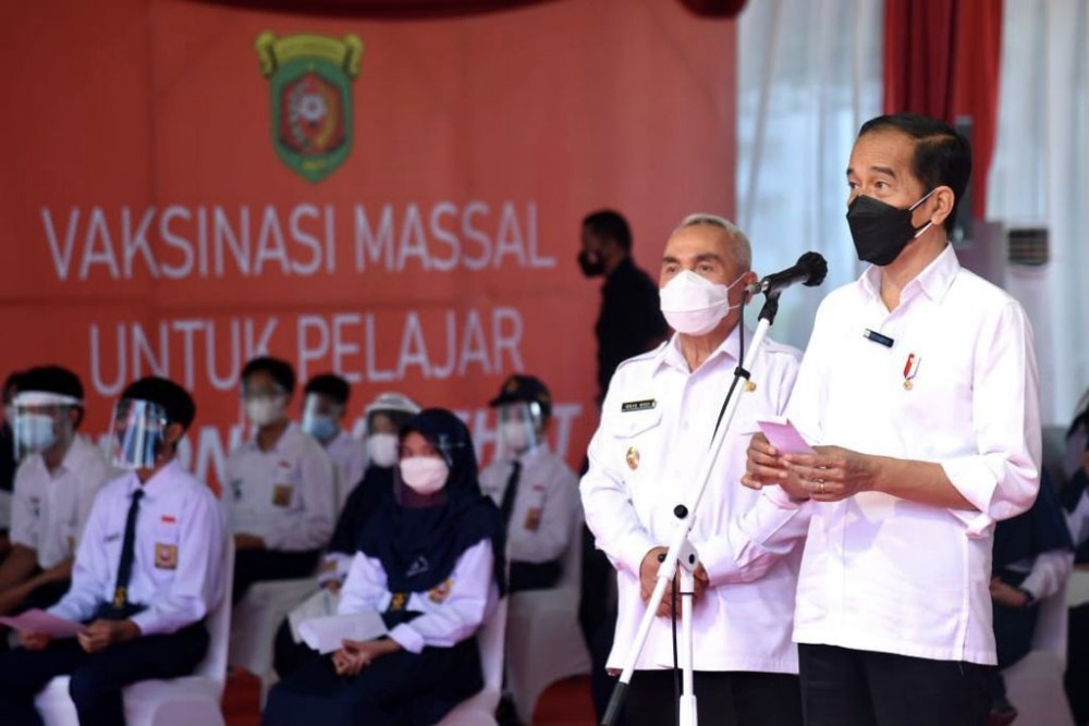 Jokowi Pastikan Pasokan Vaksin Covid-19 Seluruh Kab/Kota Di Kaltim Tercukupi