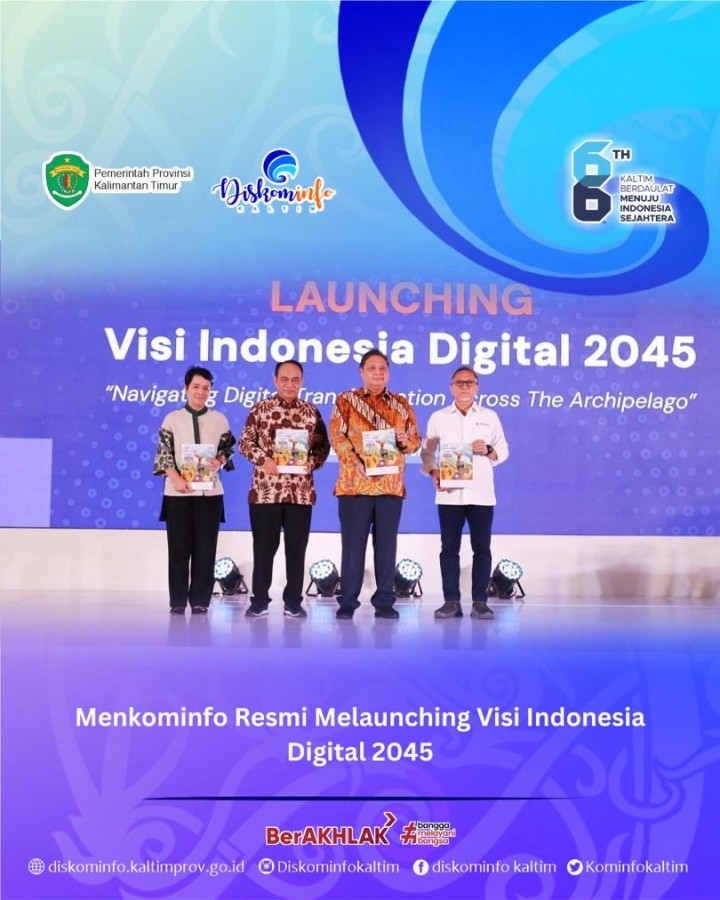 Menkominfo Resmi Melaunching Visi Indonesia Digital 2045