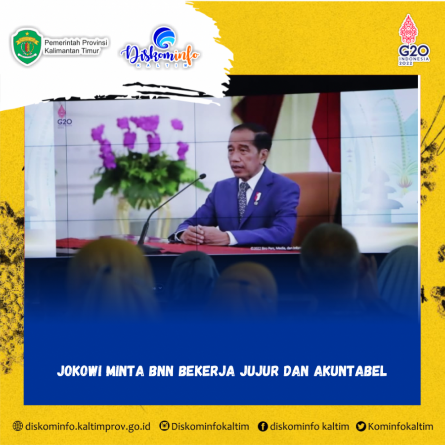 Jokowi Minta BNN Bekerja Jujur dan Akuntabel