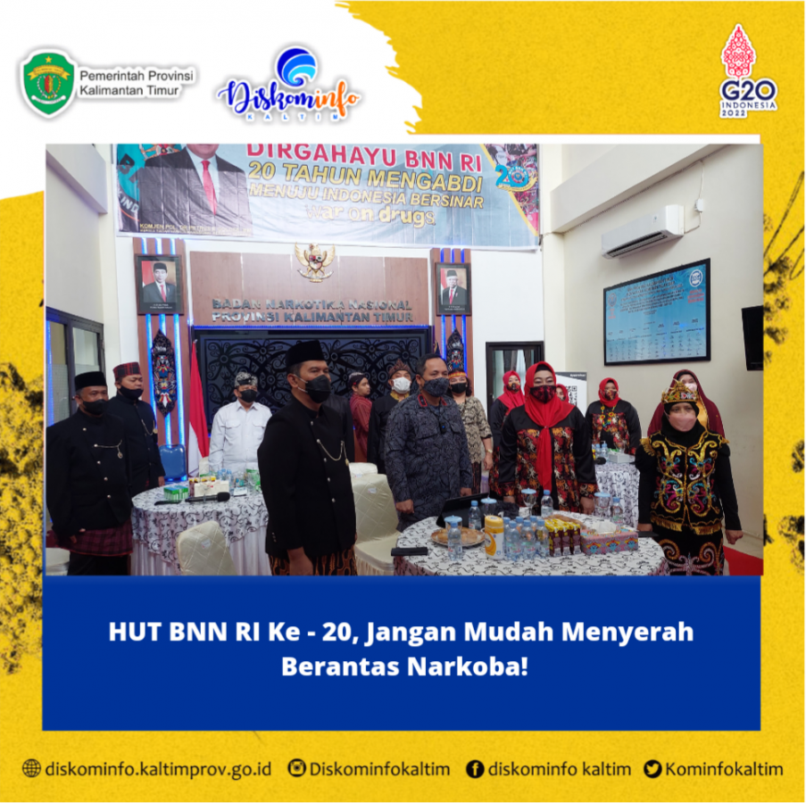 HUT BNN RI Ke - 20, Jangan Mudah Menyerah Berantas Narkoba