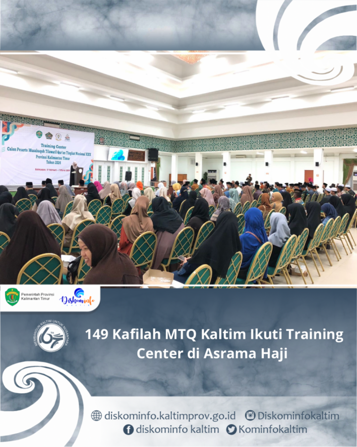 149 Kafilah MTQ Kaltim Ikuti Training Center di Asrama Haji