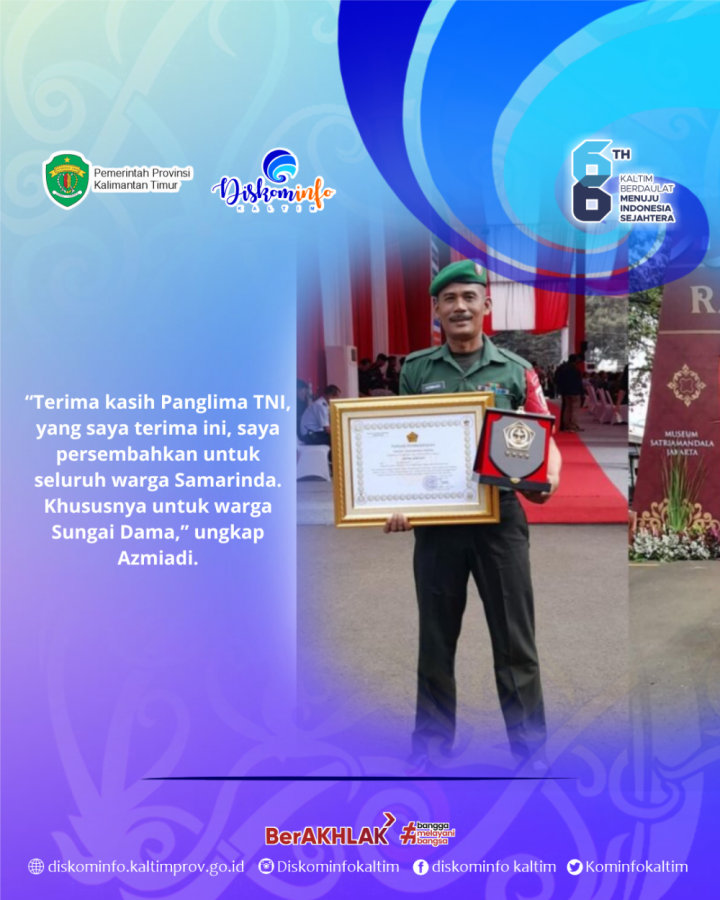 Kopka Azmiadi Terima Penghargaan Dari Panglima TNI