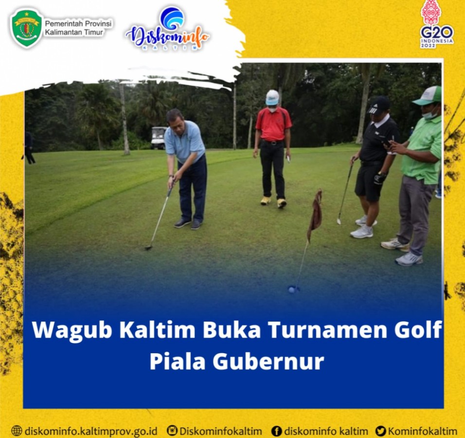 Wagub Kaltim Buka Turnamen Golf Piala Gubernur
