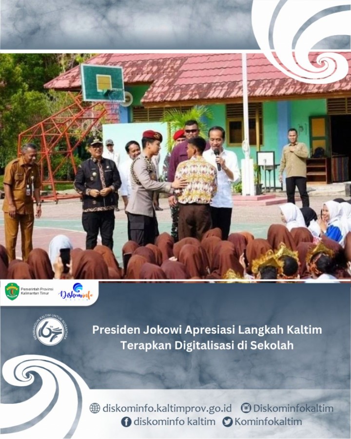 Presiden Jokowi Apresiasi Langkah Kaltim Terapkan Digitalisasi di Sekolah