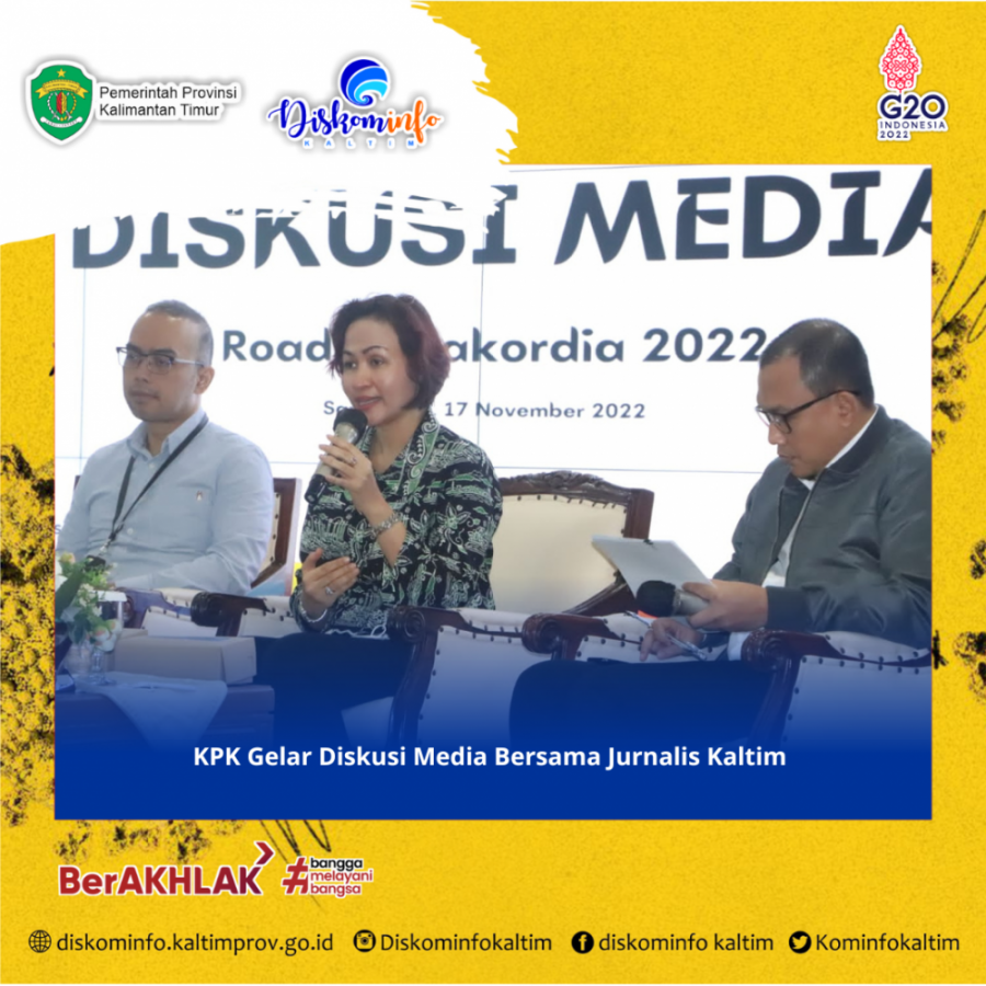 KPK Gelar Diskusi Media Bersama Jurnalis Kaltim 