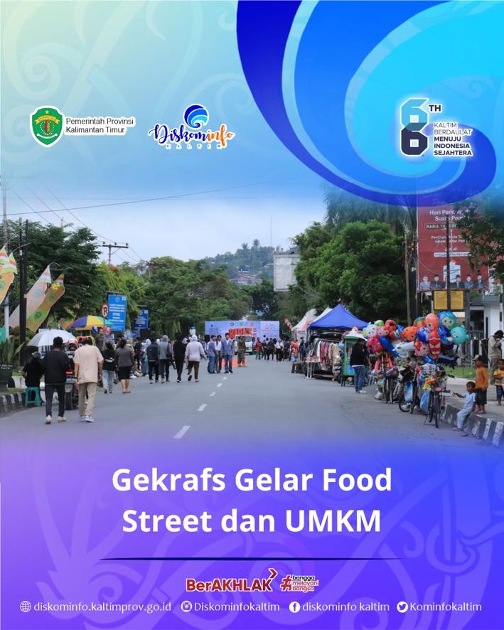 Gekrafs Gelar food street dan UMKM