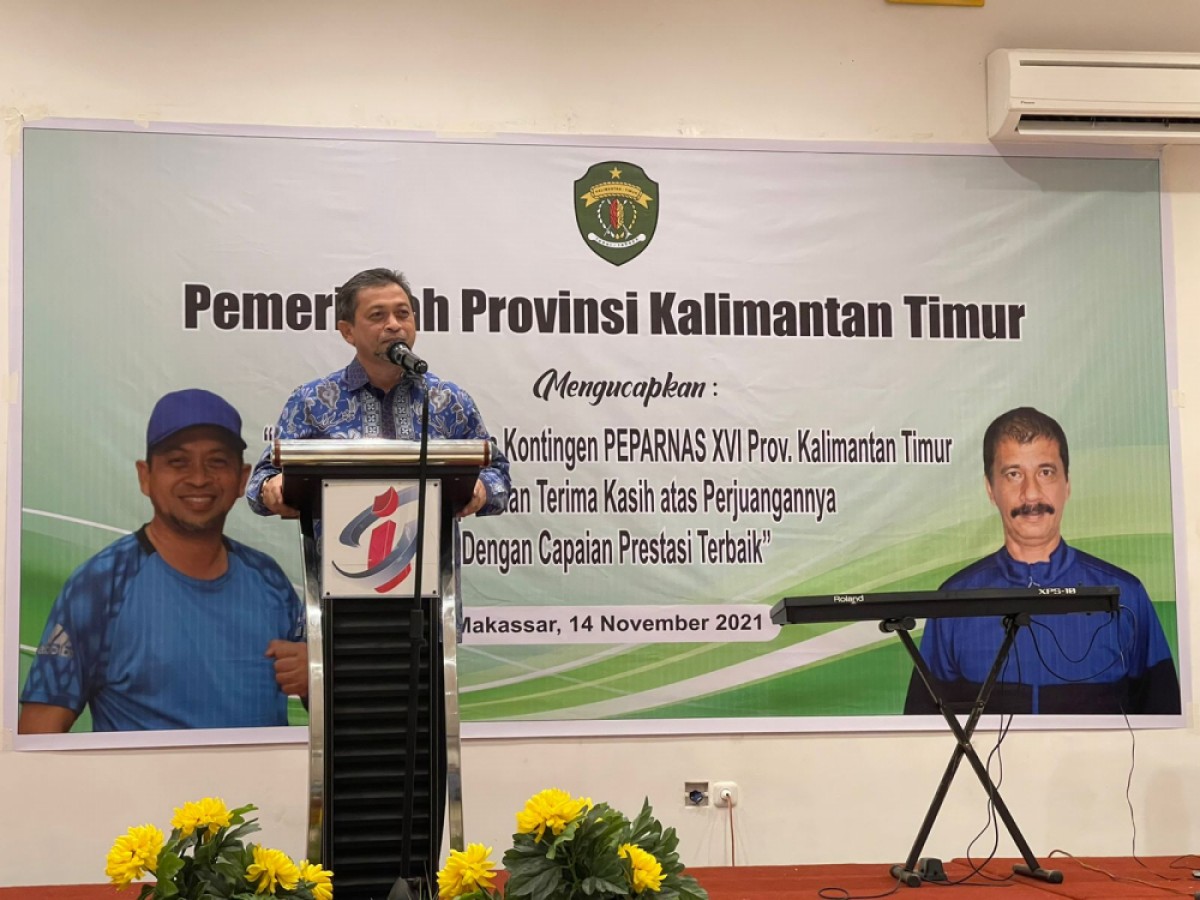 Kontingen Peparnas XVI Kalimantan Timur Dijamu Wagub