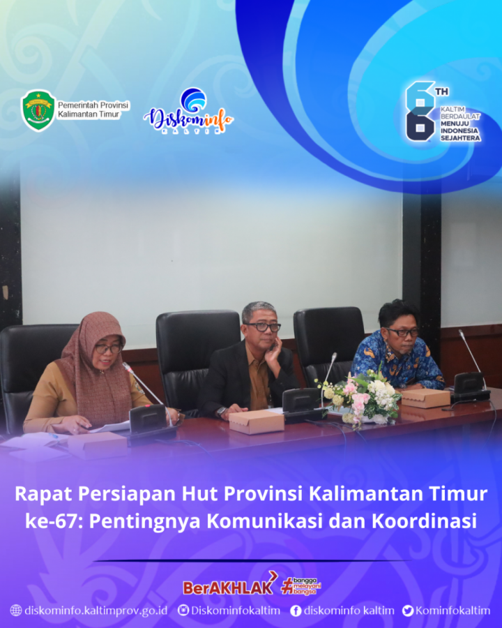 Rapat Persiapan Hut Provinsi Kalimantan Timur ke-67: Pentingnya Komunikasi dan Koordinasi