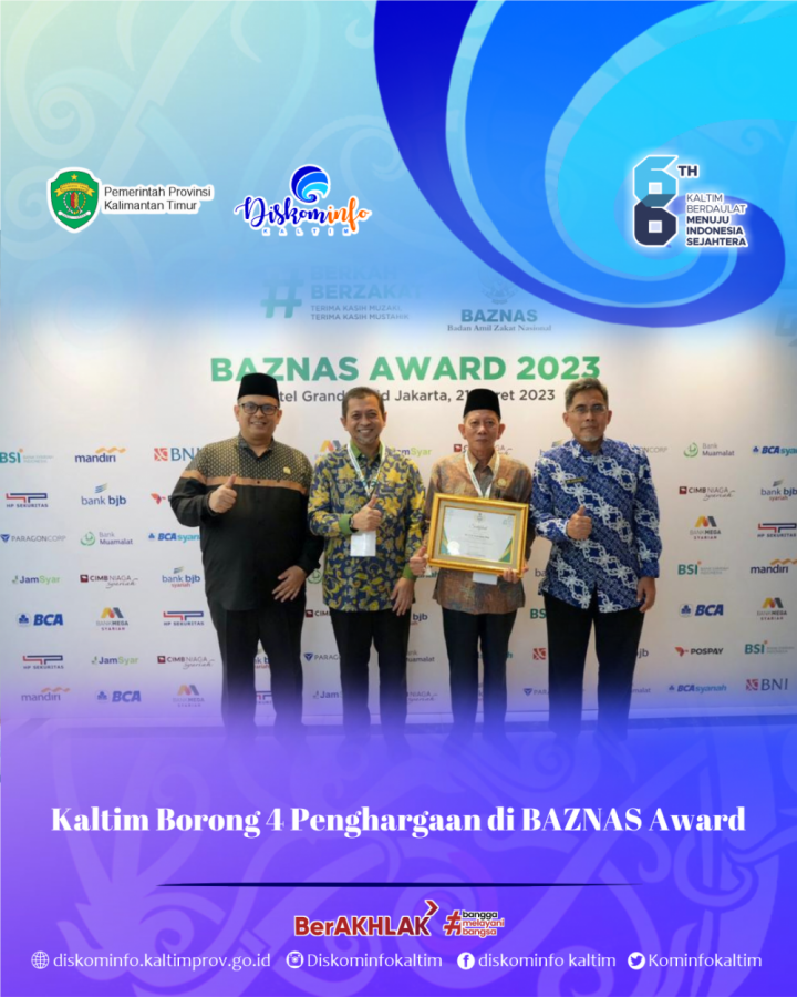 Kaltim Borong 4 Penghargaan di BAZNAS Award