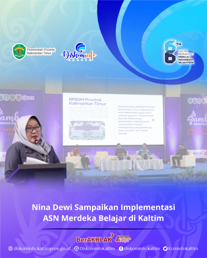 Nina Dewi Sampaikan Implementasi ASN Merdeka Belajar di Kaltim 