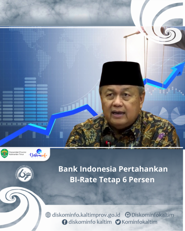 Bank Indonesia Pertahankan BI-Rate Tetap 6 Persen