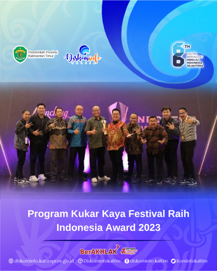 Program Kukar Kaya Festival Raih Indonesia Award 2023