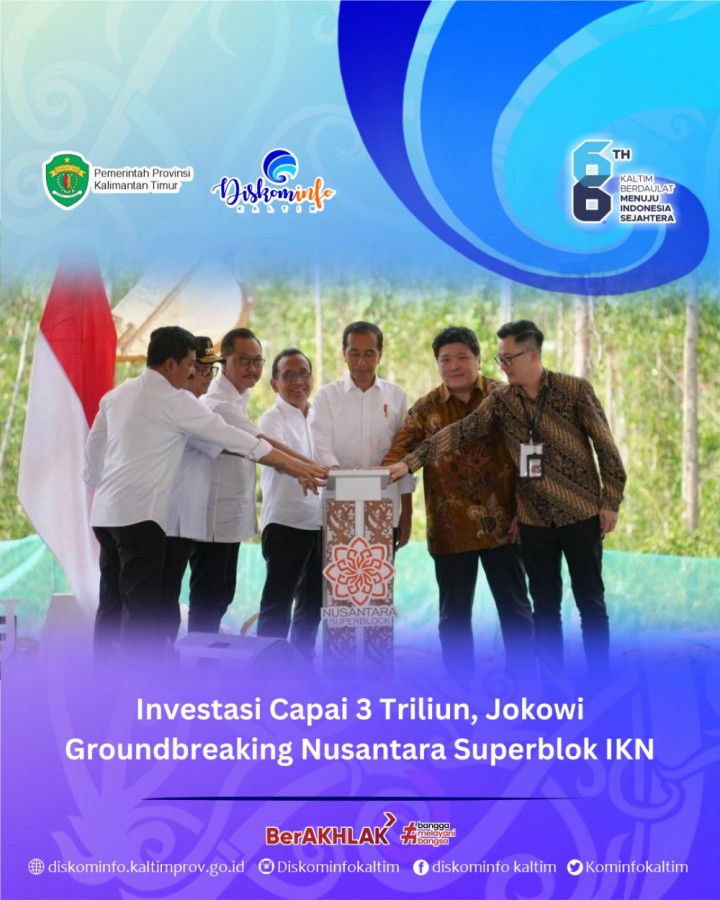 Investasi Capai 3 Triliun, Jokowi Groundbreaking Nusantara Superblok IKN