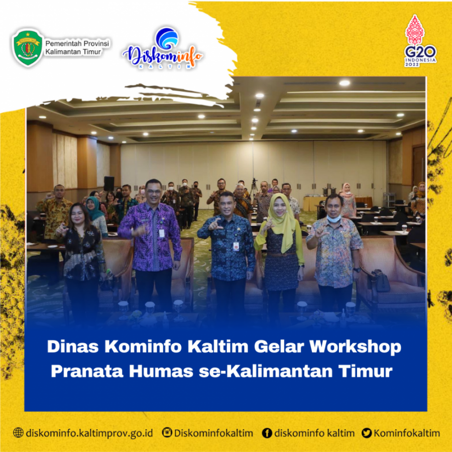 Dinas Kominfo Kaltim Gelar Workshop Pranata Humas se-Kalimantan Timur