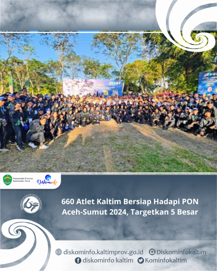 660 Atlet Kaltim Bersiap Hadapi PON Aceh-Sumut 2024, Targetkan 5 Besar