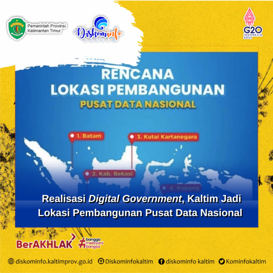 Realisasi Digital Government, Kaltim Jadi Lokasi Pembangunan Pusat Data Nasional