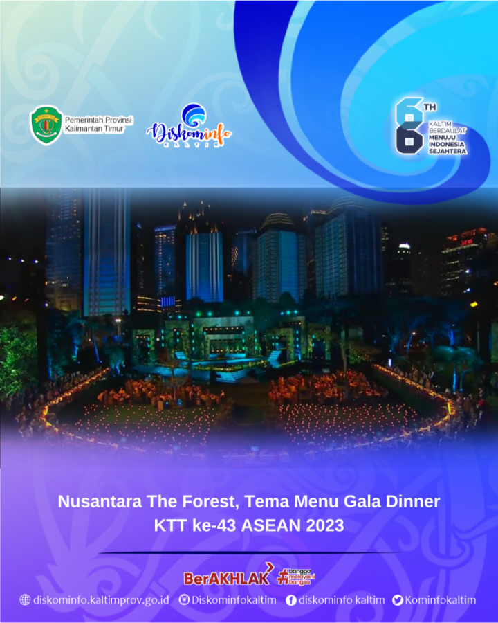 Nusantara The Forest, Tema Menu Gala Dinner KTT ke-43 ASEAN 2023