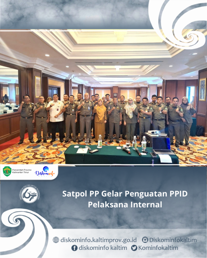 Satpol PP Gelar Penguatan PPID Pelaksana Internal