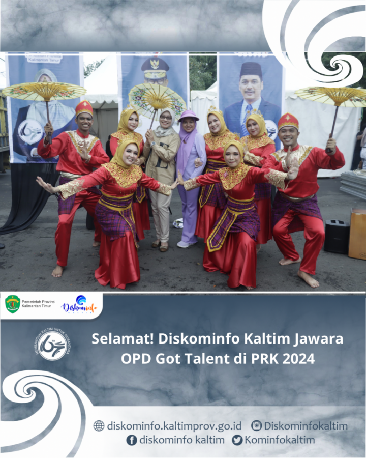 Selamat! Diskominfo Kaltim Jawara OPD Got Talent di PRK 2024