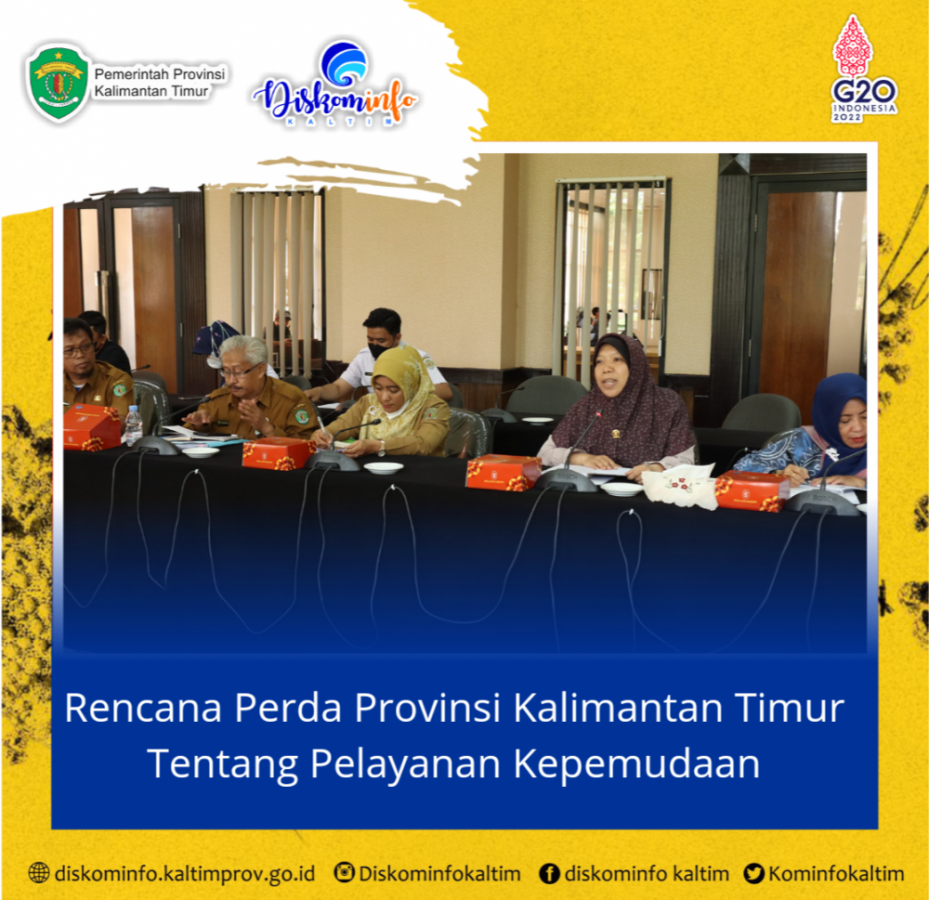 Rencana Perda Provinsi Kalimantan Timur Tentang Pelayanan Kepemudaan