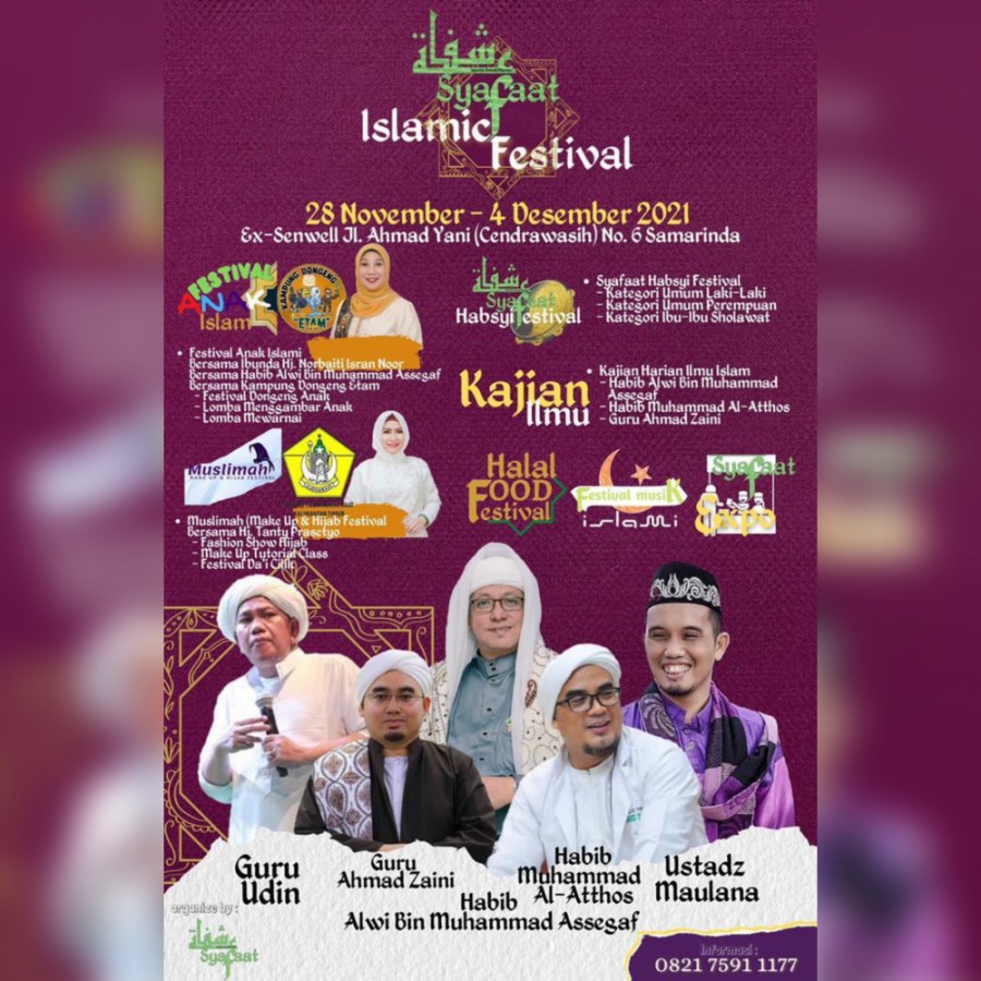Syafaat Islamic Festival Pertama di Benua Etam Akan Segera Dimulakan