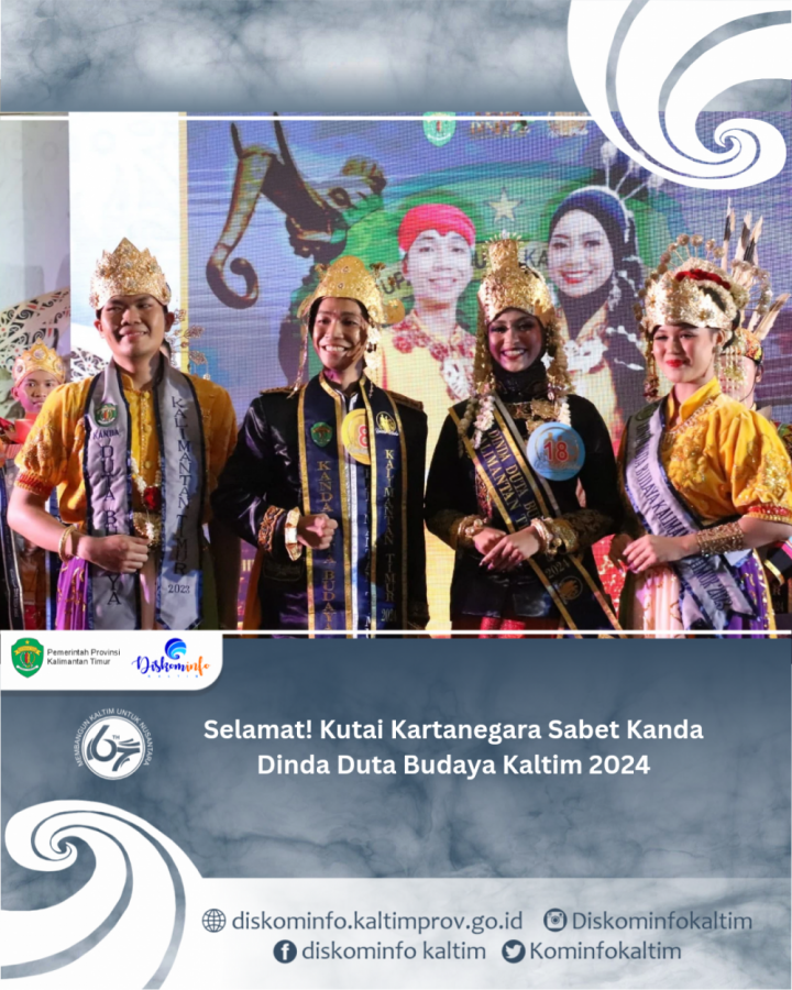 Selamat! Kutai Kartanegara Sabet Kanda Dinda Duta Budaya Kaltim 2024