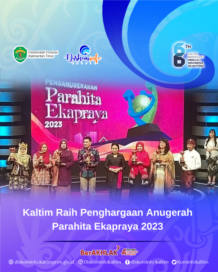 Kaltim Raih Penghargaan Anugerah Parahita Ekapraya 2023