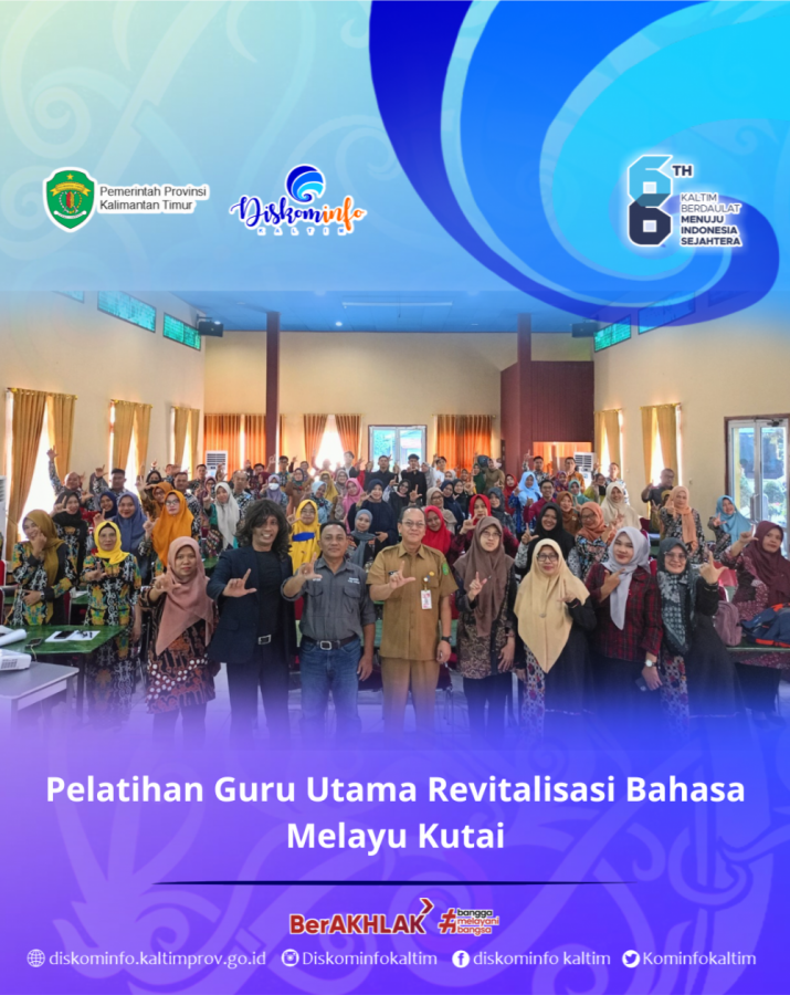 Pelatihan Guru Utama Revitalisasi Bahasa Melayu Kutai