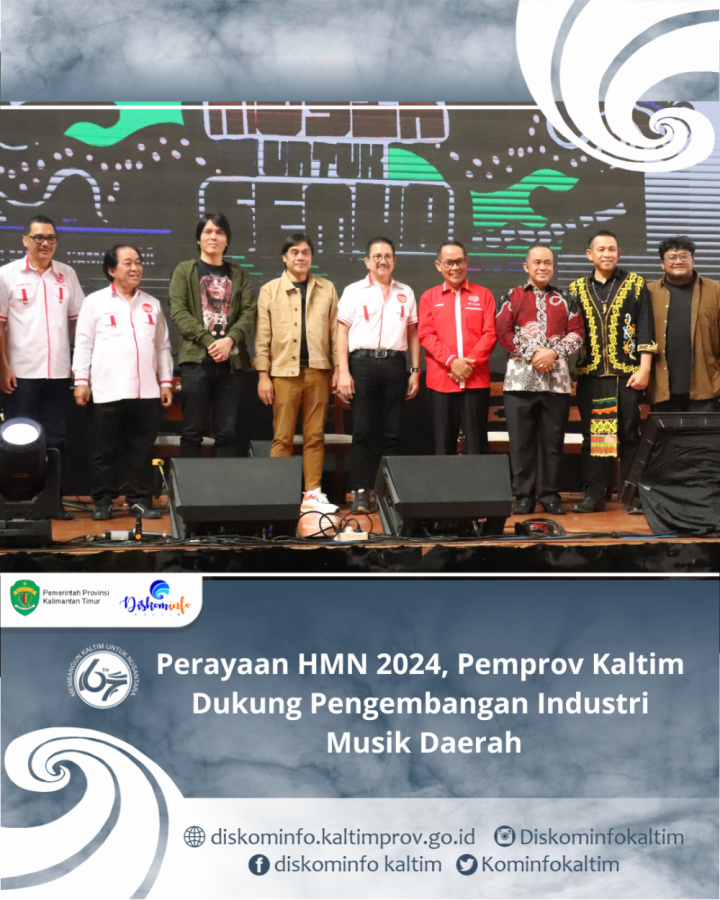 Perayaan HMN 2024, Pemprov Kaltim Dukung Pengembangan Industri Musik Daerah