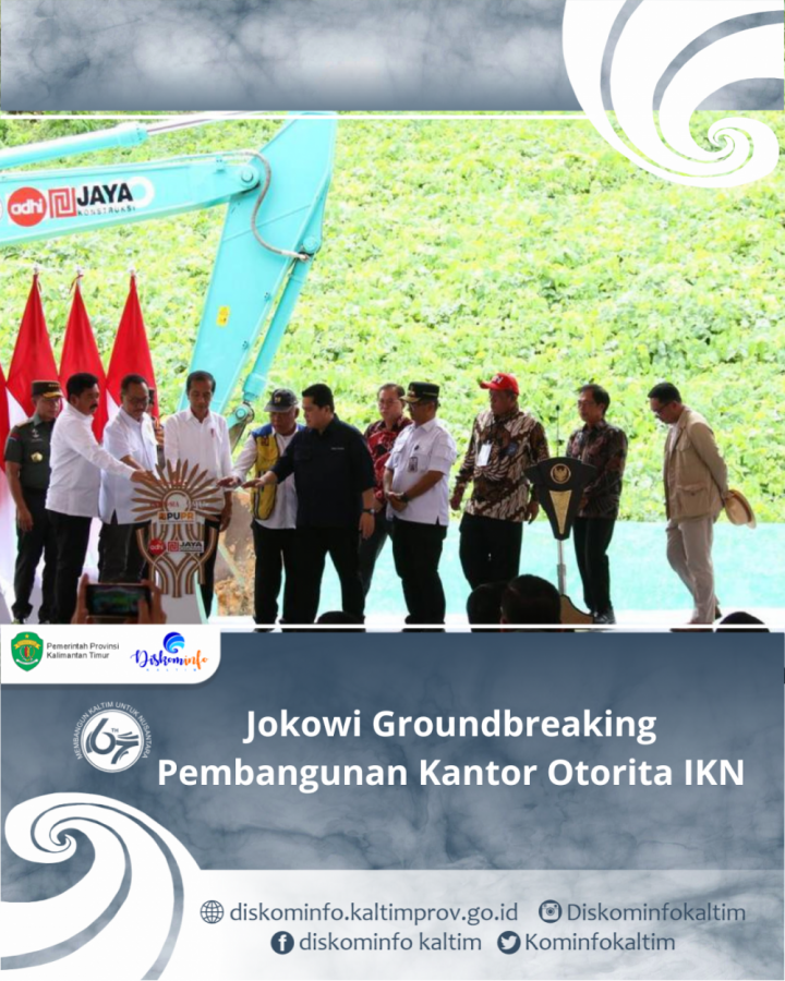 Jokowi Groundbreaking Pembangunan Kantor Otorita IKN