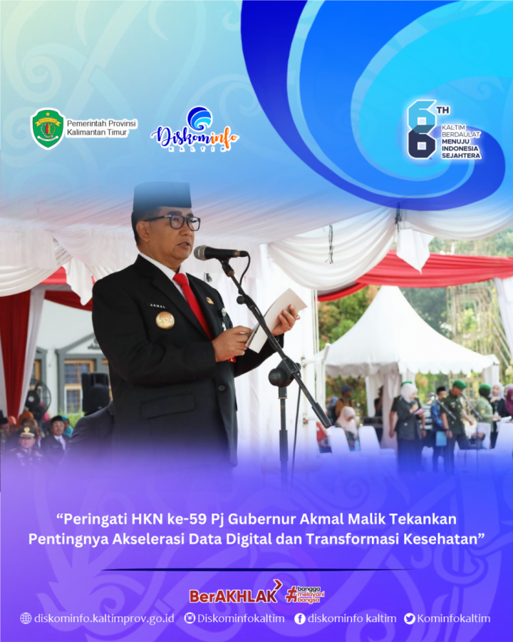 Peringati HKN ke-59 Pj Gubernur Akmal Malik Tekankan Pentingnya Akselerasi Data Digital dan Transformasi Kesehatan