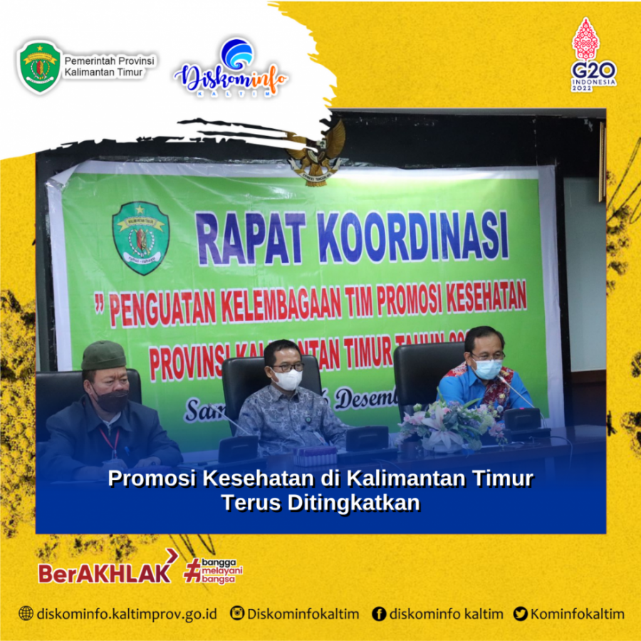 Promosi Kesehatan di Kalimantan Timur Terus Ditingkatkan