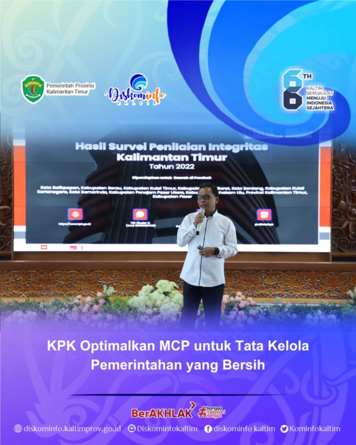 KPK Optimalkan MCP untuk Tata Kelola Pemerintahan yang Bersih