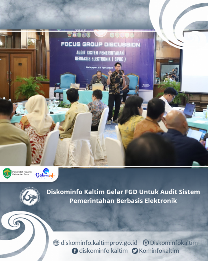 Diskominfo Kaltim Gelar FGD Untuk Audit Sistem Pemerintahan Berbasis Elektronik