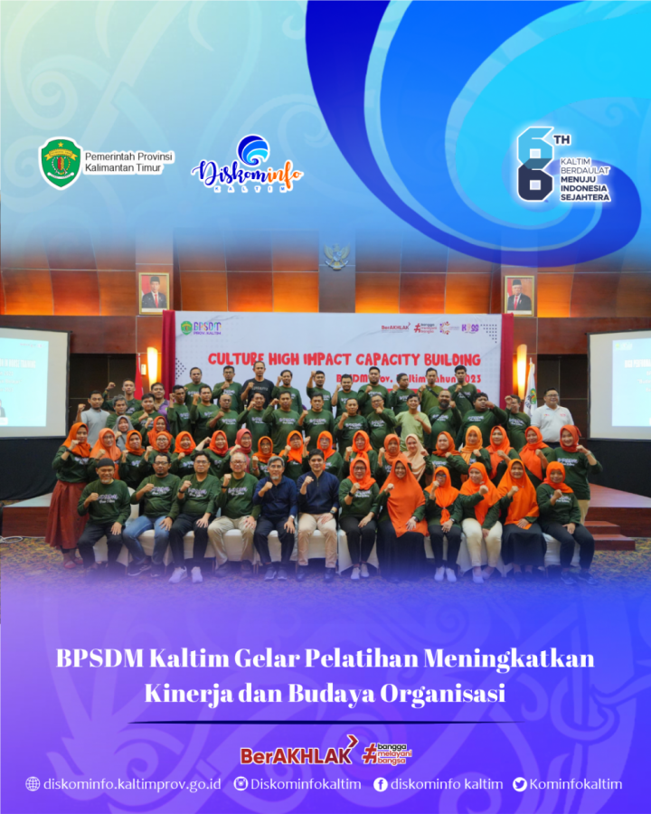 BPSDM Kaltim Gelar Pelatihan Meningkatkan Kinerja dan Budaya Organisasi