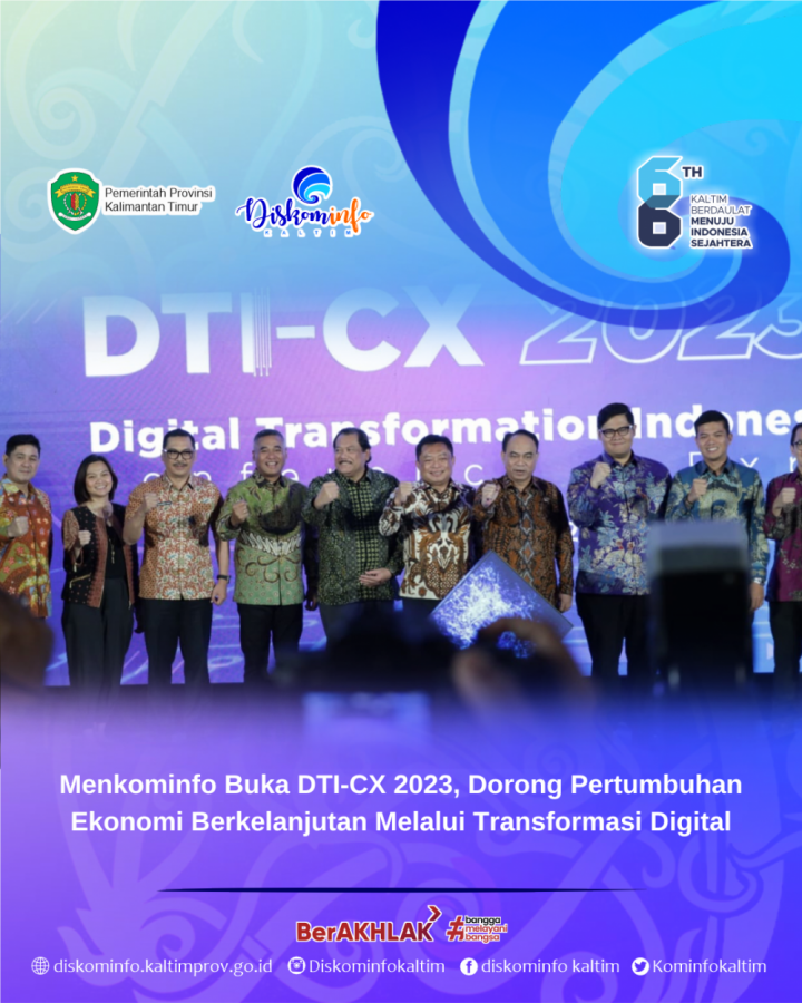 Menkominfo Buka DTI-CX 2023, Dorong Pertumbuhan Ekonomi Berkelanjutan Melalui Transformasi Digital
