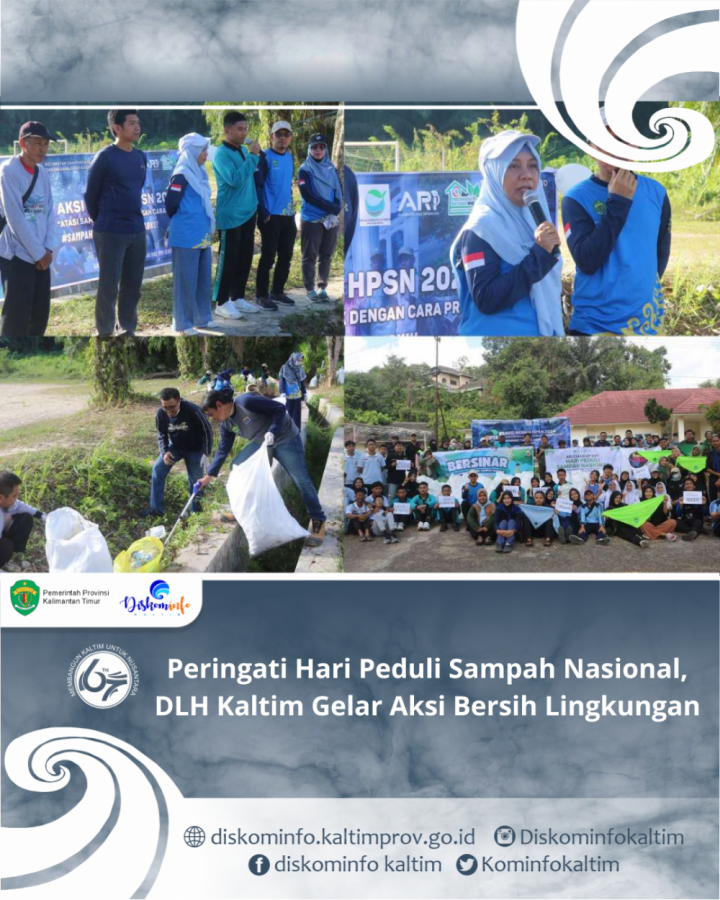 Peringati Hari Peduli Sampah Nasional, DLH Kaltim Gelar Aksi Bersih Lingkungan