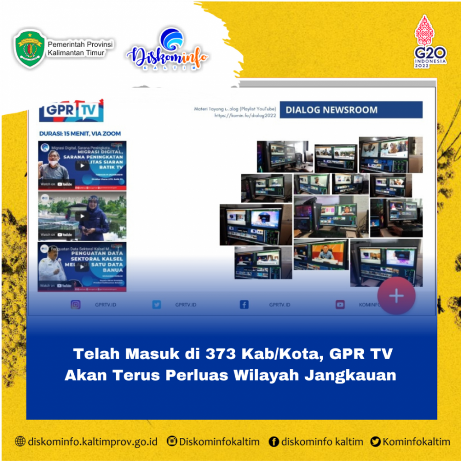 Telah Masuk di 373 Kab/Kota, GPR TV Akan Terus Perluas Wilayah Jangkauan