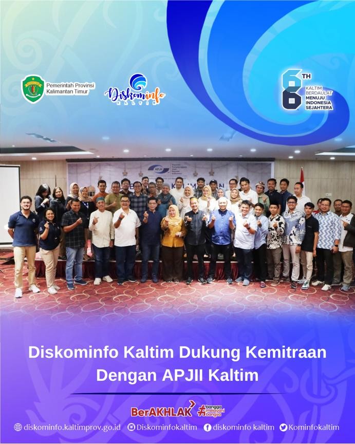 Diskominfo Kaltim Dukung Kemitraan Dengan APJII Kaltim