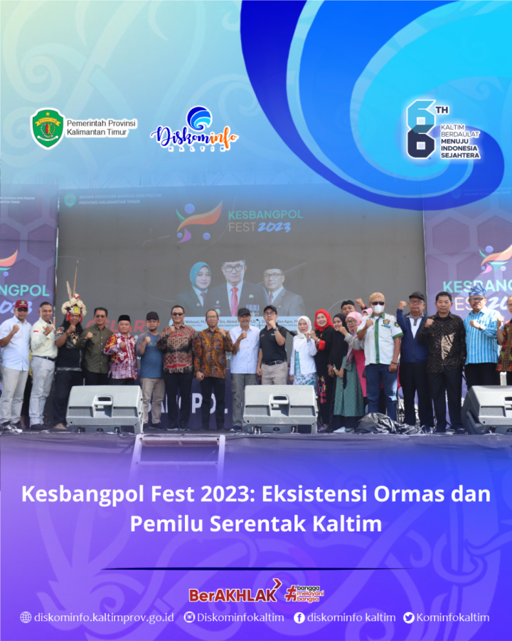 Kesbangpol Fest 2023: Eksistensi Ormas dan Pemilu Serentak Kaltim