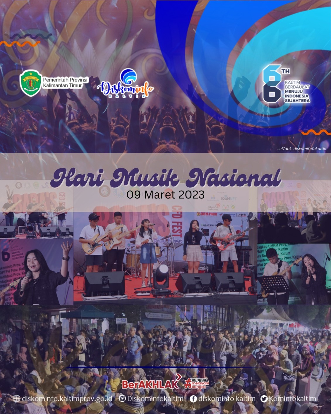 Selamat Merayakan Hari Musik Nasional tahun 2023! •