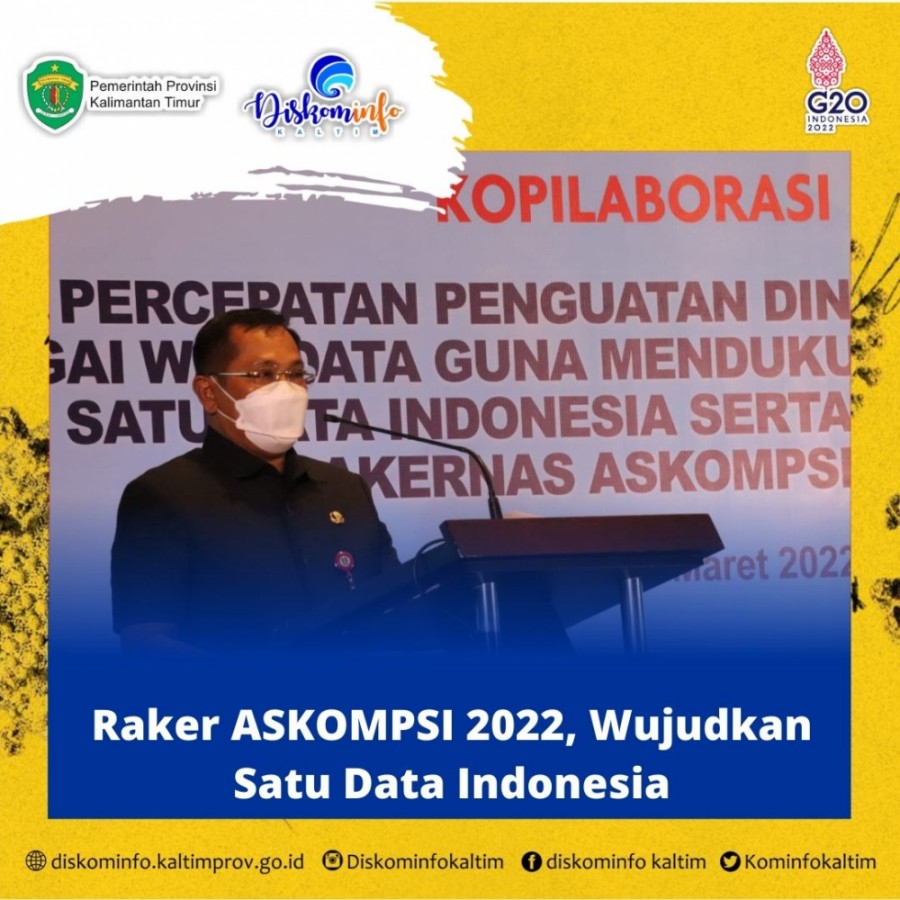 Raker ASKOMPSI 2022, Wujudkan Satu Data Indonesia