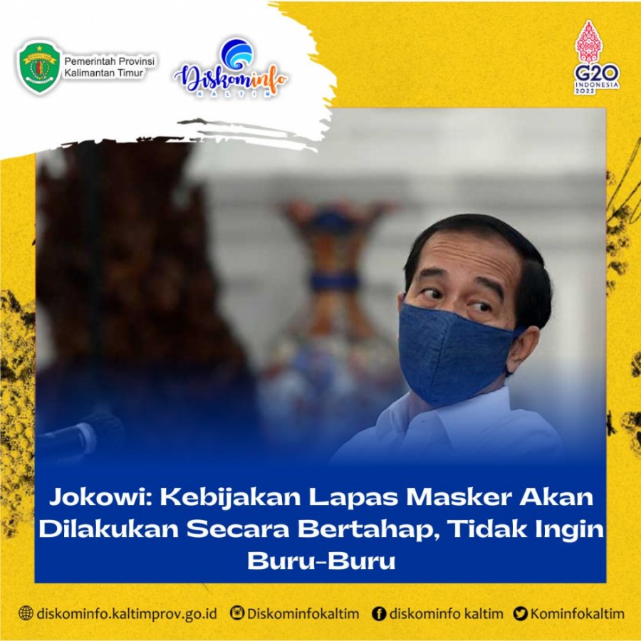 Jokowi: Kebijakan Lapas Masker Akan Dilakukan Secara Bertahap, Tidak Ingin Buru-Buru