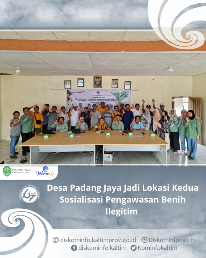 Desa Padang Jaya Jadi Lokasi Kedua Sosialisasi Pengawasan Benih Ilegitim