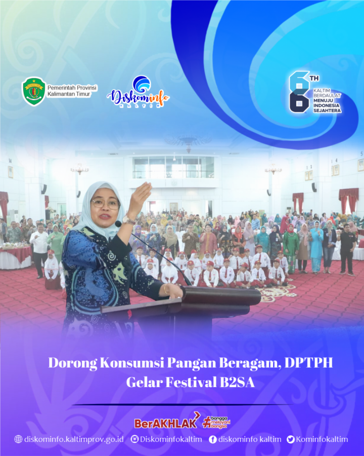 Dorong Konsumsi Pangan Beragam, DPTPH Gelar Festival B2SA