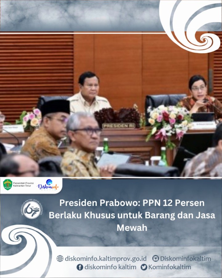 Presiden Prabowo: PPN 12 Persen Berlaku Khusus untuk Barang dan Jasa Mewah